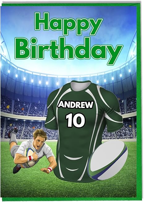 personalised ireland rugby shirt
