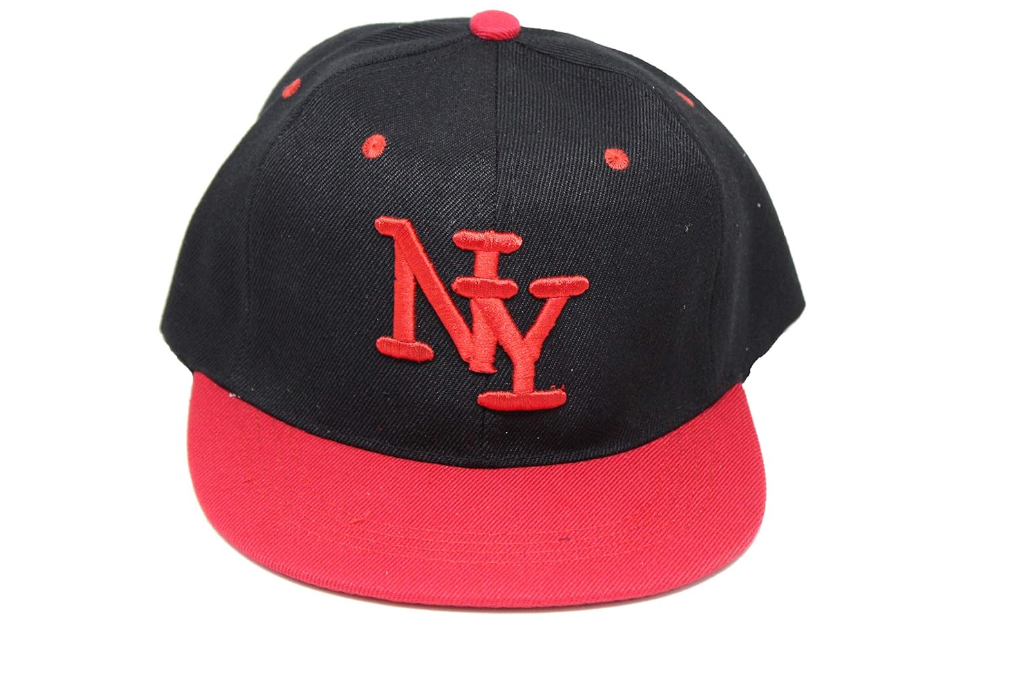 black and red ny cap