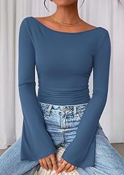 PRETTYGARDEN Women's Long Sleeve Shirts 2025 Fall