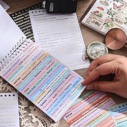 3000+ Pcs Word Stickers for Journaling, 50 Sheets