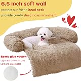 ANWA Soft Plush Dog Sofa Bed Cushion Cover 77x77x16cm Washable Mat view 2