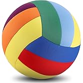 LINKBOY Soft Volleyball Size 4 – Multicolor, Silent, Lightweight Indoor Ball for Kids and Practice Use
