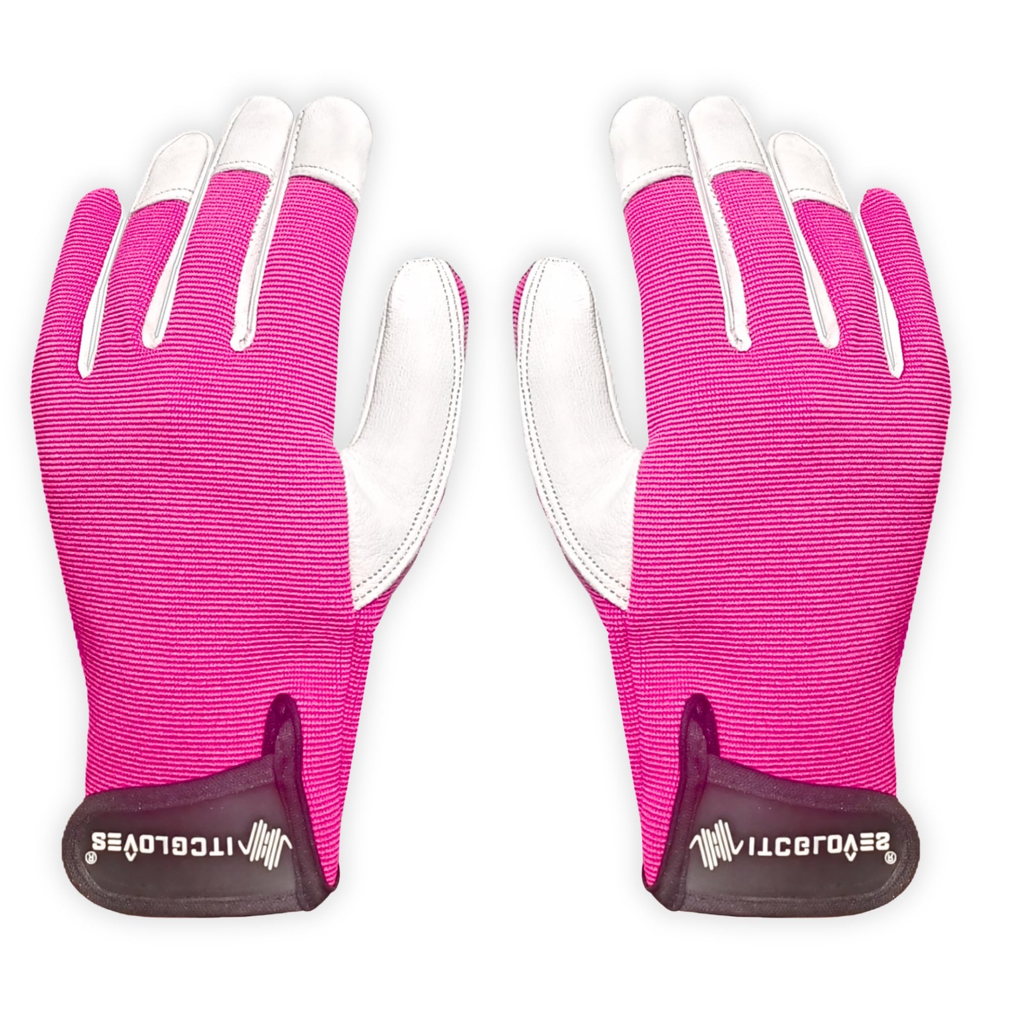 ITC Gloves Gardening Gloves with Strap for Women & Men - Thorn Resistant Garden Gloves, Breathable Grip, Reinforced Palm & Fingertips, Pink - Ideal Gardening Gift — image 1