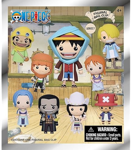 One Piece Personagens Série 4 Bolsa Cega Clipe de Bolsa Figural