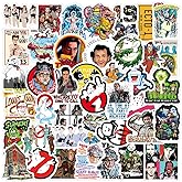 50Pcs Ghostbusters Stickers Pack, Classic Movie Aesthetic Vinyl Waterproof Stickers for Water Bottles,Laptop,Skateboard,Phone,Computer,Car Decals 