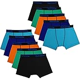 Fruit of the Loom boys And Toddler Boxer Briefs, Tag Free & Breathable Underwear, Assorted Color Multipacks