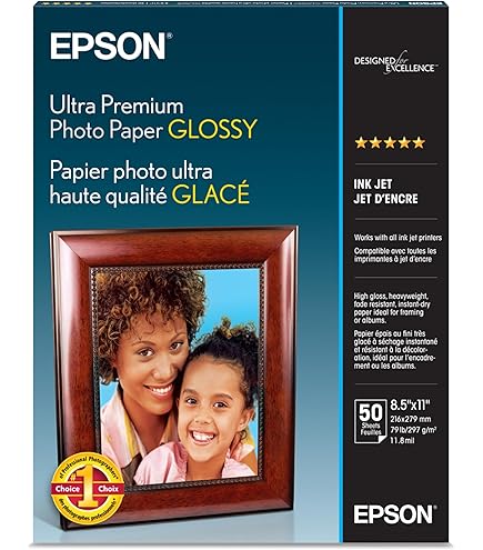Amazon.com : Epson Ultra Premium Photo Paper Glossy - S042174, 4
