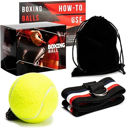 Loomiloo Reflex Box Ball Avec Bandeau Entrainement Reflex Parfait Pour La Maison Augmentez Votre Vitesse Avec Le Speedball Mma Kickboxing Et Boxe Amazon Fr Sports Et Loisirs