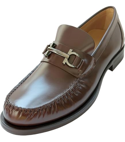 Amazon.com | Salvatore Ferragamo Peter Mens Black Leather  display picture 2