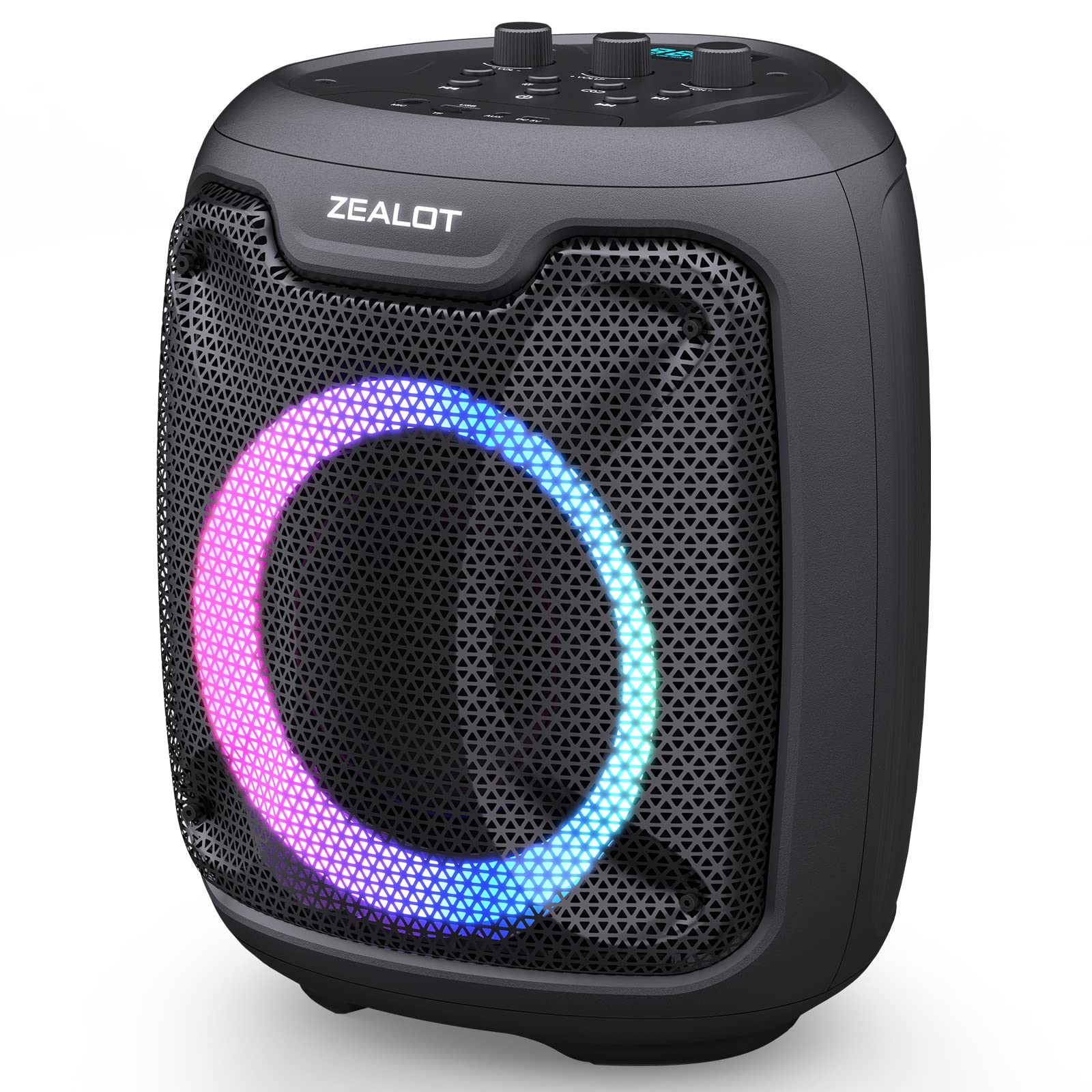 ZEALOT Party Speaker 150W Peak,3 Drivers Deep Bass Big Loud