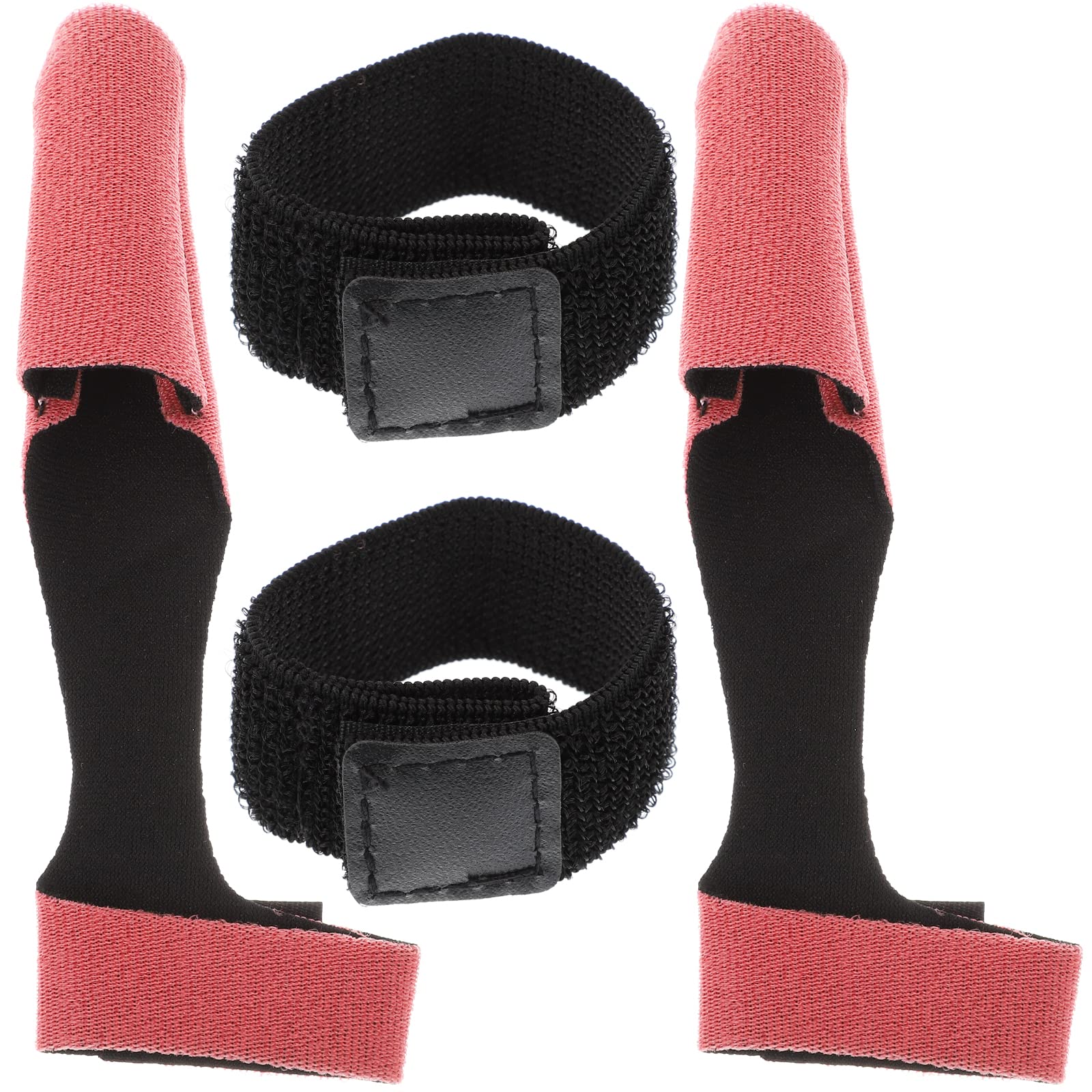 Fishing Rod Cover Sleeve Cloth Fishing Rod Tip Protector Rod Tip Covers Baitcasting Rod Fishing Accessories for Men Red - Set of 2