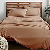 American Home Collection King Sheet Set - Ultra-Soft Microfiber 15-Inch Deep Pocket - Wrinkle Free and Fade Resistant (Tan)