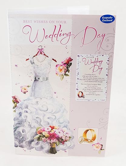 Biglietto Di Auguri Per Matrimonio Grande A Portafoglio Elegante Scritta Sentimentale Amazon It Cancelleria E Prodotti Per Ufficio