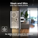 BG Electrical Intelligent Triple Wall Dimmer Switch 2 Way Polished Chrome 200W view 3