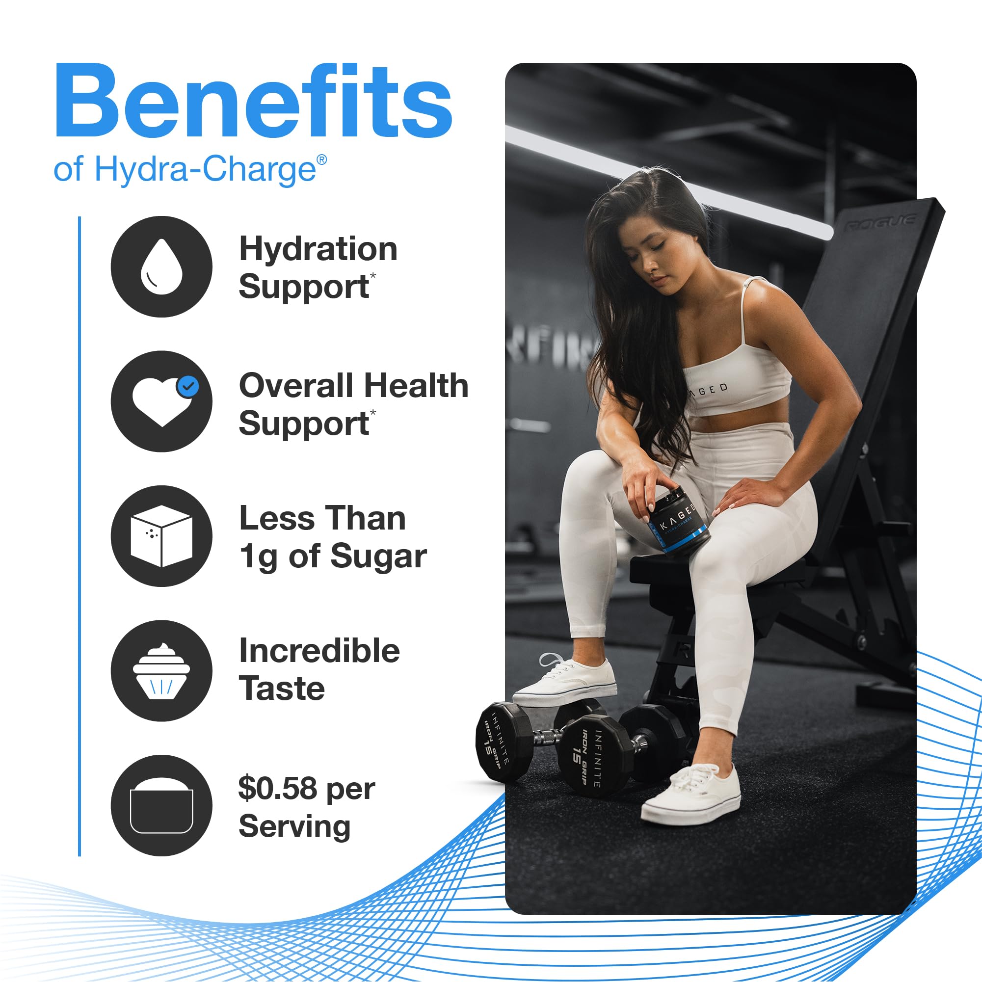 Kaged Electrolyte Hydration Powder | Fruit Punch | Sports Drink for Men and Women | Pre, Post, Intra Workout Supplement | 60 Servings