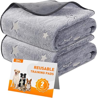 PICK FOR LIFE Washable Puppy Pads 2 Pack 79x92cm Non-Slip Reusable Mat