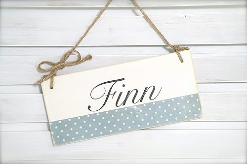 Namensschild Tür-Schild fürs Kinderzimmer aus Holz