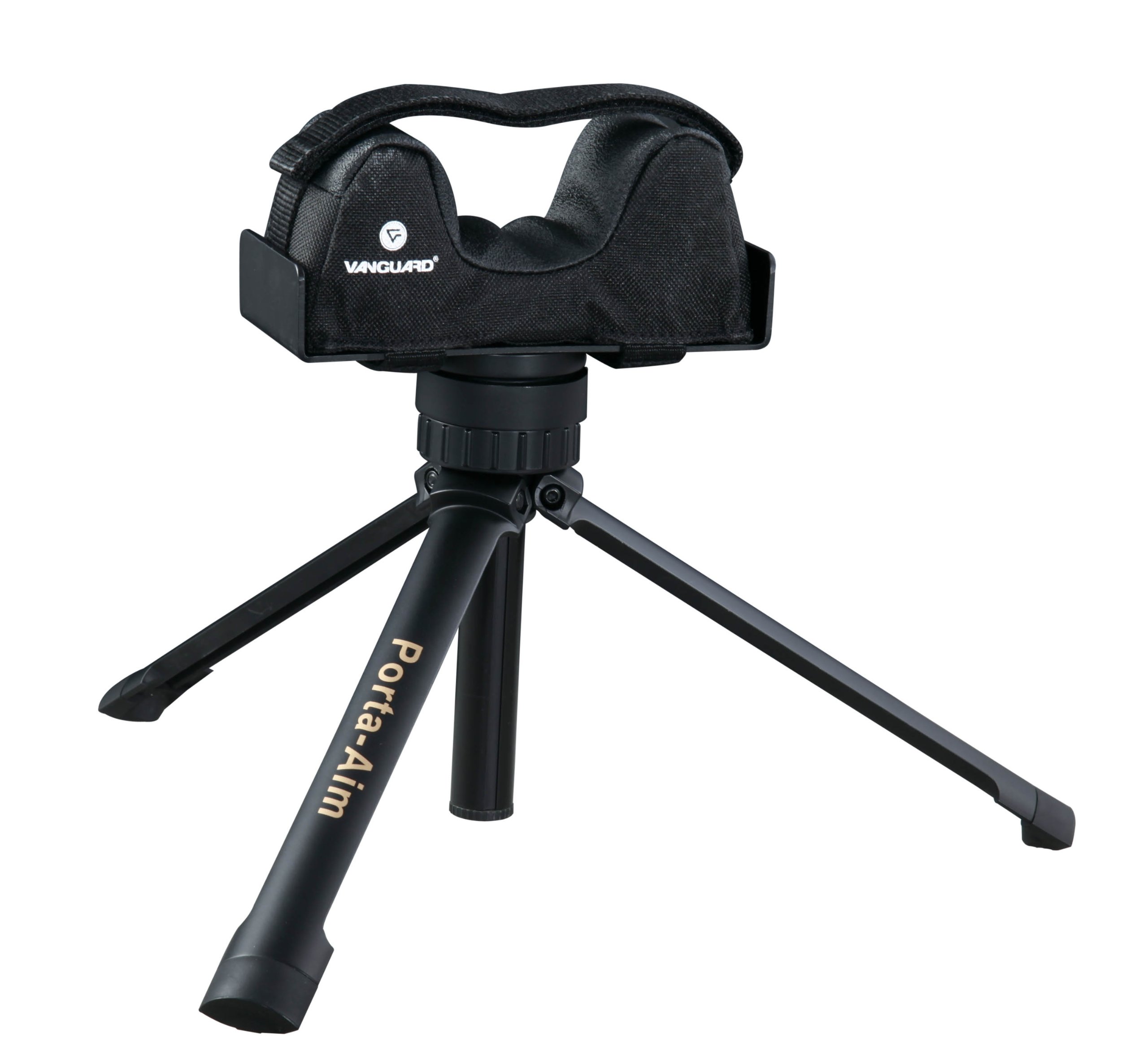 Vanguard Porta-Aim Shooting Rest With Pillow Saddle, Black