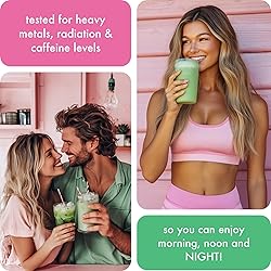Caff Off Decaf Strawberry Matcha Green Tea Powder