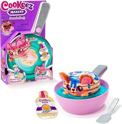 Cookeez Makery Pancake Treatz Mix & Flip Plush Interactive Toy