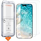 TORRAS SunView AR for iPhone 18 Pro Screen Protector | Anti Reflective | Outdoor Anti-Glare, Sunlight Use, Borderless Full Coverage, Military-Grade 9H Tempered Glass, For Bright-Light, 6.3", 2-Pack