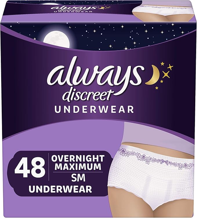 Always Discreet Incontinence & Postpartum Underwear for