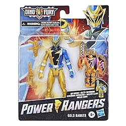 Power Rangers Dino Fury Gold Ranger Action Figure