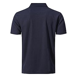 KAOKLRNI Men's Quick-Dry Active Polo Shirts Short
