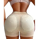 Sliot Butt Pads for Women Butt Padded Underwear for Women Butt Lifting Shapewear Butt Enhancer Padded Butt Shapewear Shorts