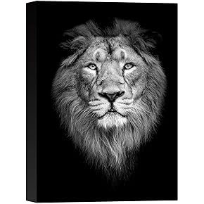 SIGNWIN Canvas Wall Art Headshot of an African...