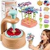 EggSun Flower Bouquets Toys for Kids, Art and Craft Gift for Girls, DIY Fabric Flower Bouquet Making Kit, Educational Learning Activity for 4 5 6 7 8 Birthday, Ideal Festival Christmas Gifts