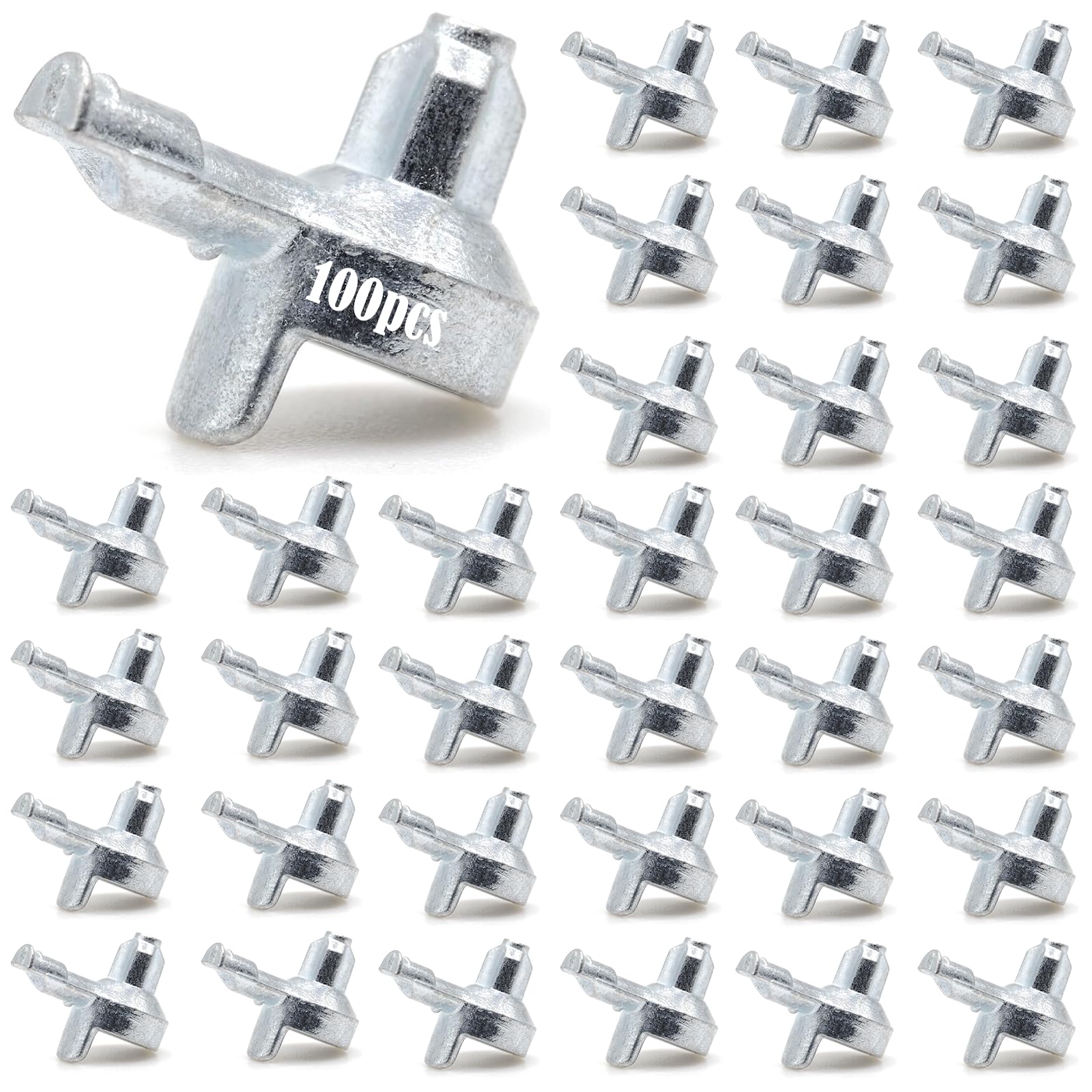 Photo 1 of 100 Pack for IKEA Bookshelf Pegs Bookshelf Pins,3mm Shelf Dowels Compatible with IKEA Parts 131372 Durable and Reliable Shelf Pegs for Bookshelves and Furniture Storage