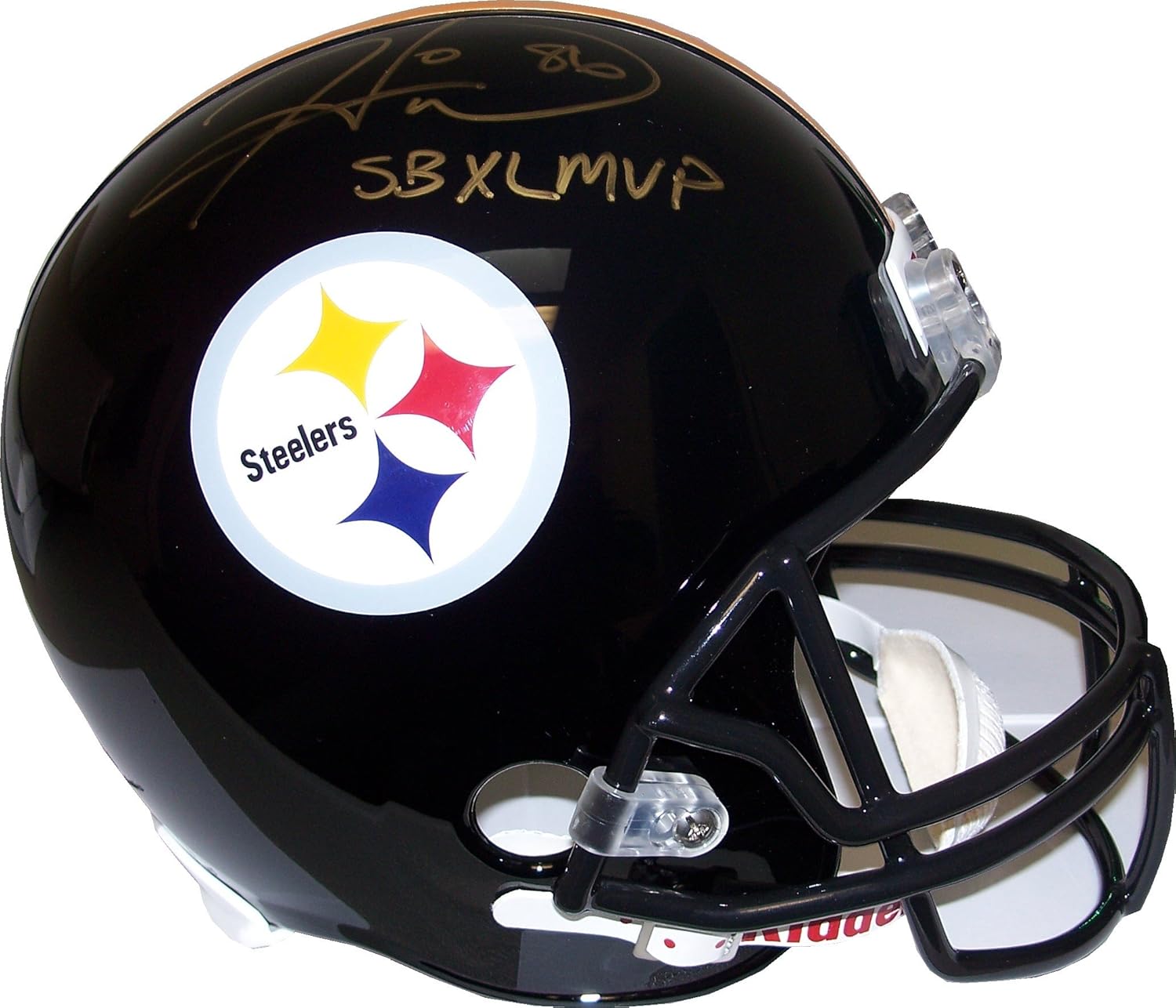hines ward autographed helmet