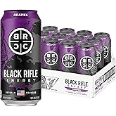 Black Rifle Energy GrapeX Zero Sugar Energy Drink, 200mg Caffeine, 16 fl oz can (Pack of 12)