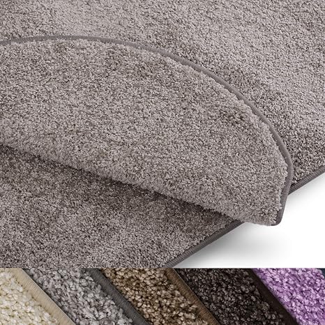 Casa Pura Teppich Laufer Uni Silbergrau Qualitatsprodukt Aus