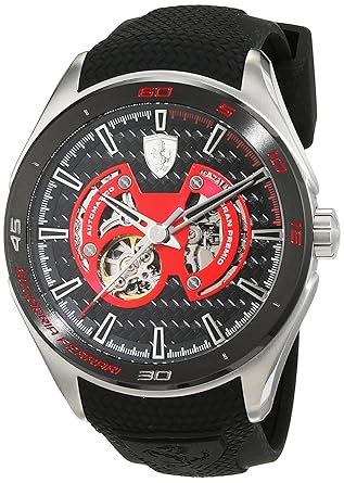 Scuderia Chronograph Black Dial Mens Watch-0830348