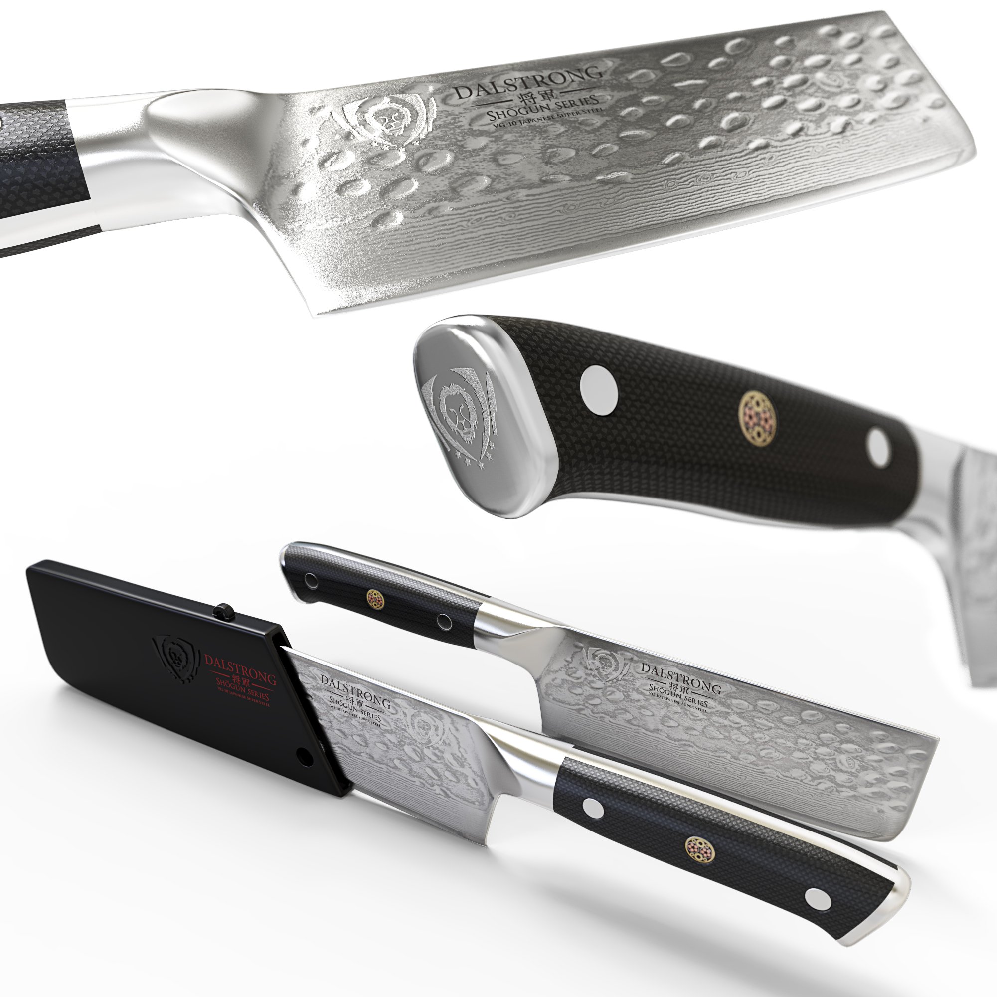 DALSTRONG Nakiri Vegetable Knife Shogun Series X VG10 Hammered