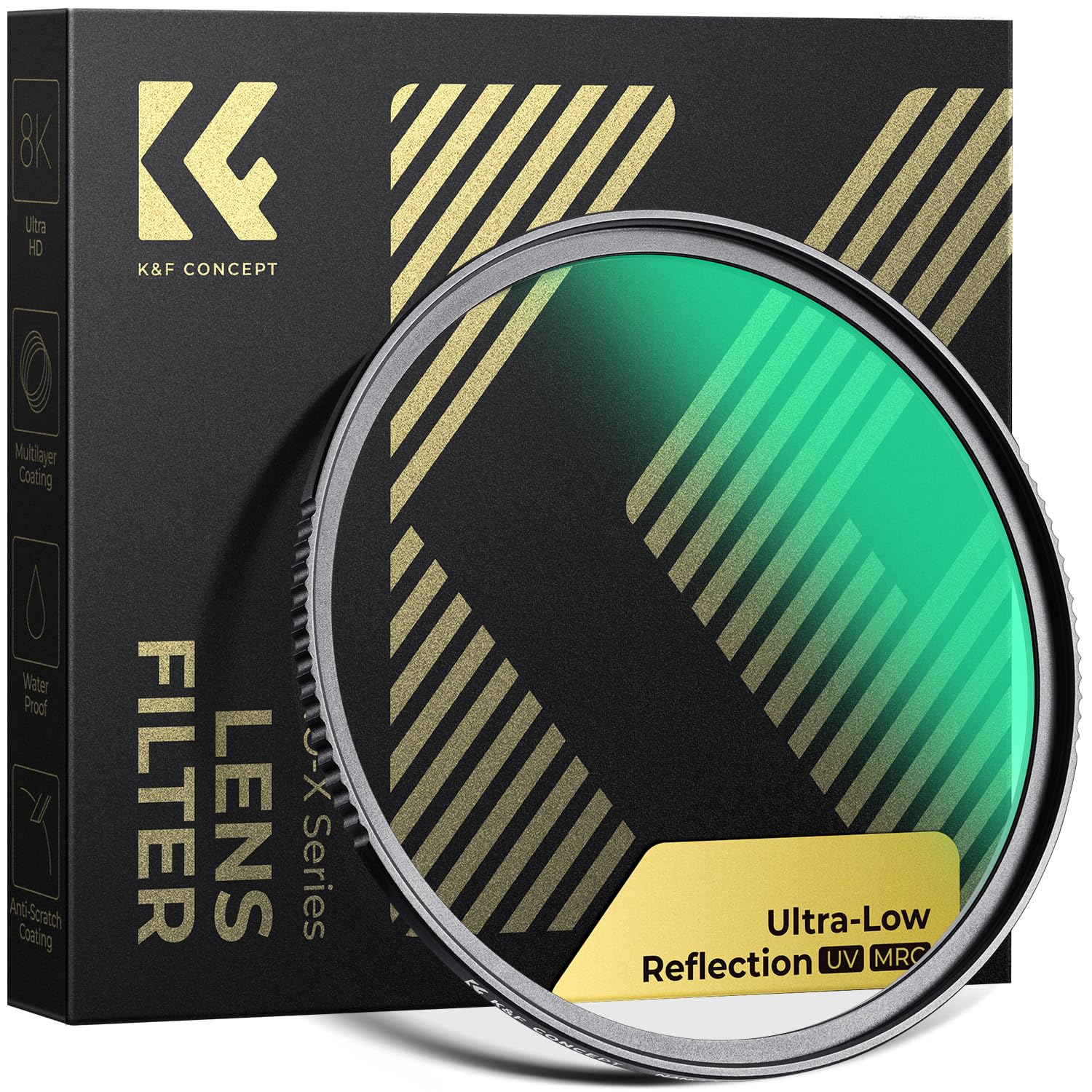 Photo 1 of K&F Concept 72mm Ultra-Low Reflectivity MCUV Lens Protection Filter 28 Multi-Layer Coatings Ultra-Slim HD Waterproof Scratch Resistant Lens UV Filter (Nano-X Series)