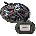 Lay-n-Go Defender Tactical Bag for Tools - Multifunctional Lay-Flat Military Tactical Travel Bag w/Zippered & Mesh Pockets - Water-Resistant, Machine-Washable Tactical Tool Bag (20”, Green)