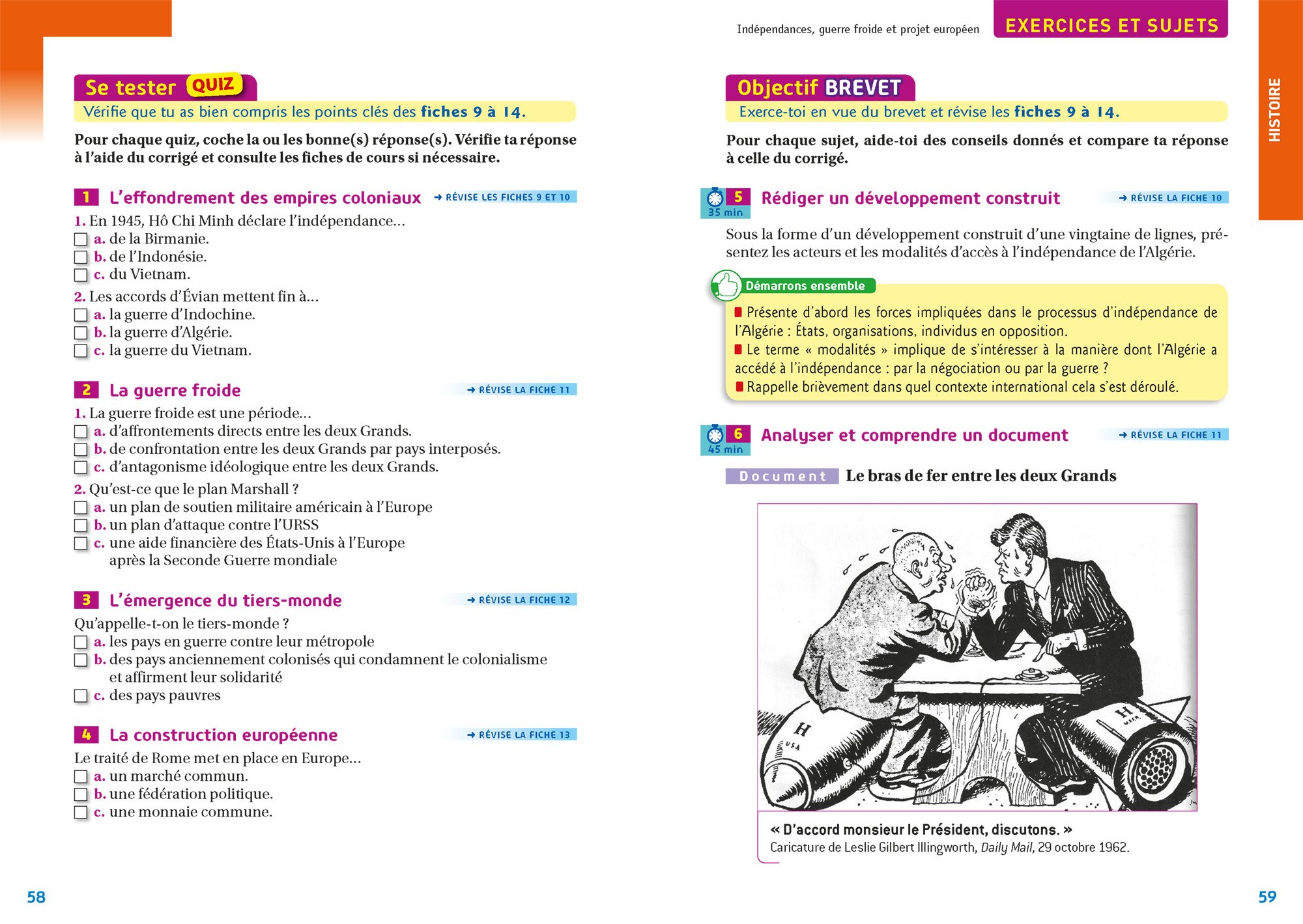 d'accord monsieur le président discutons caricature analyse