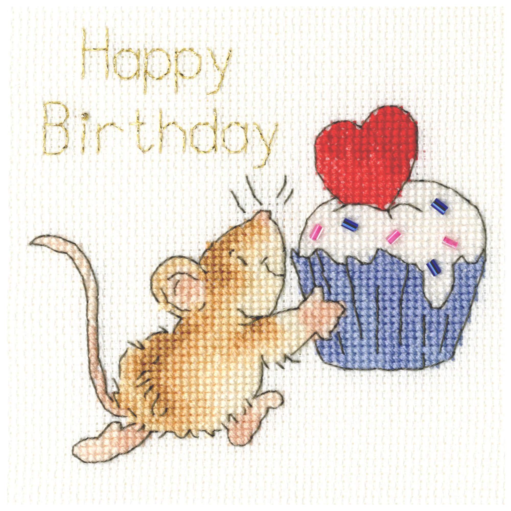 Bothy Threads Cross Stitch Card Kit - Sprinkles On Top