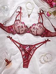 Lilosy Sexy Cute Underwire Push Up Strappy Heart
