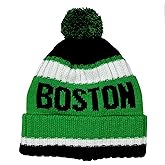 vkawesr City Beanie Knit Hat with Pom Winter Cuffed Cap Sport Fans Gift for Men Women