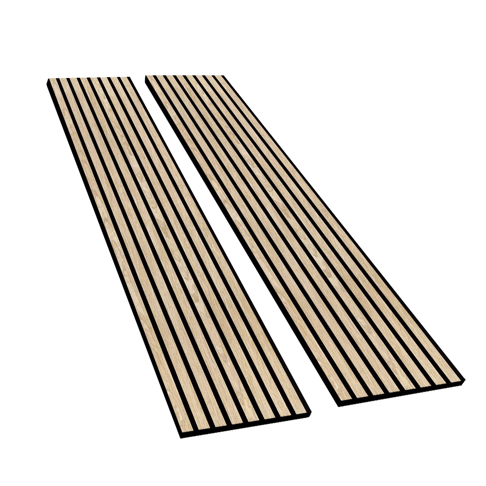 Wood Slat Acoustic Panels 94.5"×12.6" Wall Panels for Interior Wall ...