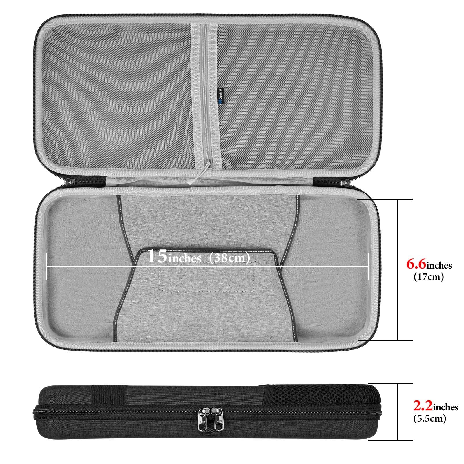 Mua GEEKRIA Tenkeyless TKL Keyboard Hard Shell Travel Case, for 80%/87 ...