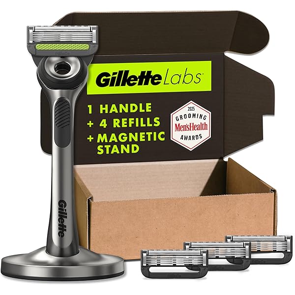 【新品合計8個】Gillette Labs 通常3個BLACK & GOLD5個 GilletteLabs Exfoliating Bar Razor Black and Gold Edition (2