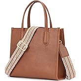 Peacocktion Purses and Handbags for Women Crossbody Top Handle Satchel Bags Tote Bag with Wide Strap for Ladies