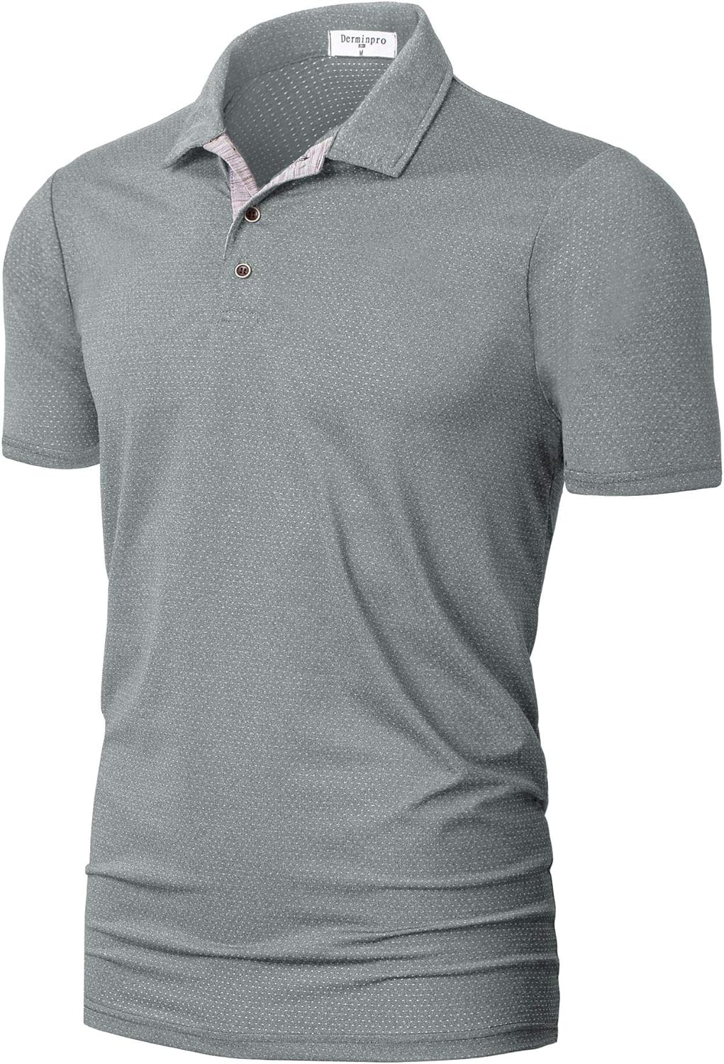 Amazon.com: Derminpro Men's Lightweight Golf Polo Shirts Short/Long Sleeve Quick Dry Performance 