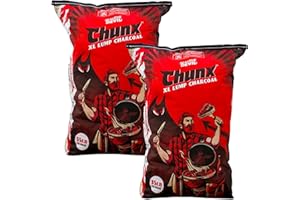 Jealous Devil 100% All Natural Pro Restaurant Quality Hardwood Lump Charcoal for Grilling and Smoking, 35 Pound Bag (2 Pack)