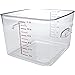 Rubbermaid Commercial Space Saving Food Storage Container, 12 Quart, FG631200